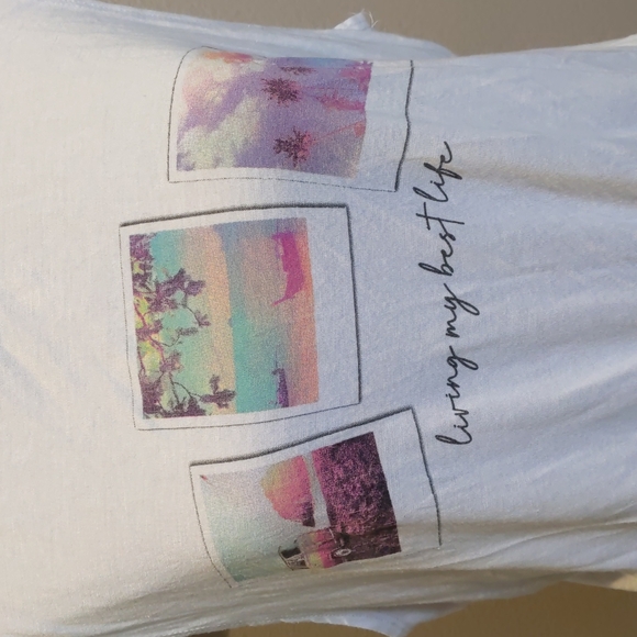 Dirtee Laundry tie front tank top - Picture 2 of 7